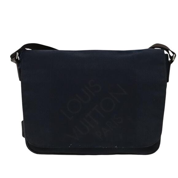 LOUIS VUITTON Damier Geant Petite Message Shoulder Bag Navy N41127 - Picture 2 of 12